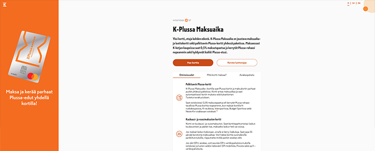 K-Plussa Maksuaika Mastercard