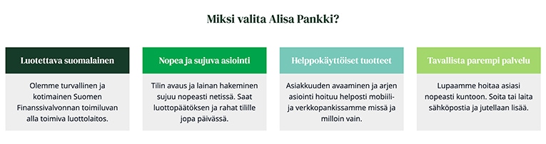 Miksi Alisa Pankki